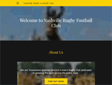 Tablet Screenshot of nashvillerugby.com